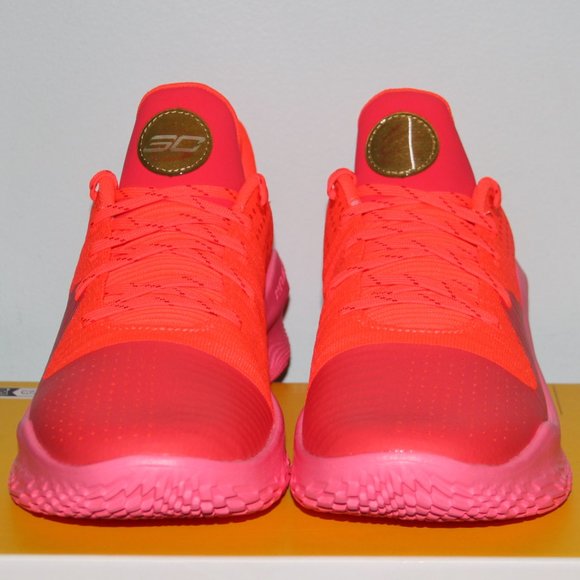 Under Armour Curry 4 Low FloTro Flooded Basketball Shoes Mens 9.5 - Picture 4 of 6